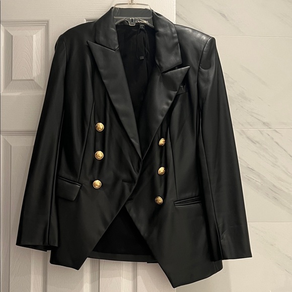 Express Jackets & Blazers - NWOT Express faux leather blazer